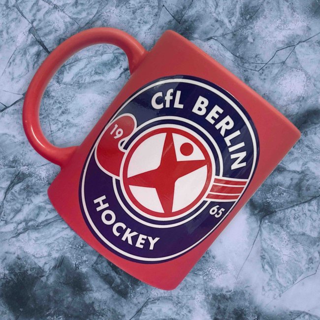 Tasse 330ml rot matt - CfL Logo